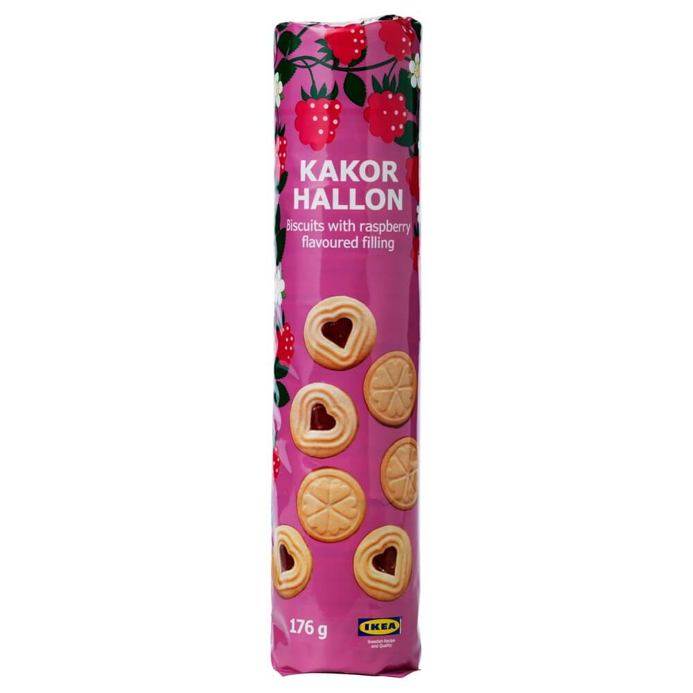 Печенье с малиновым наполнителем KAKOR HALLON