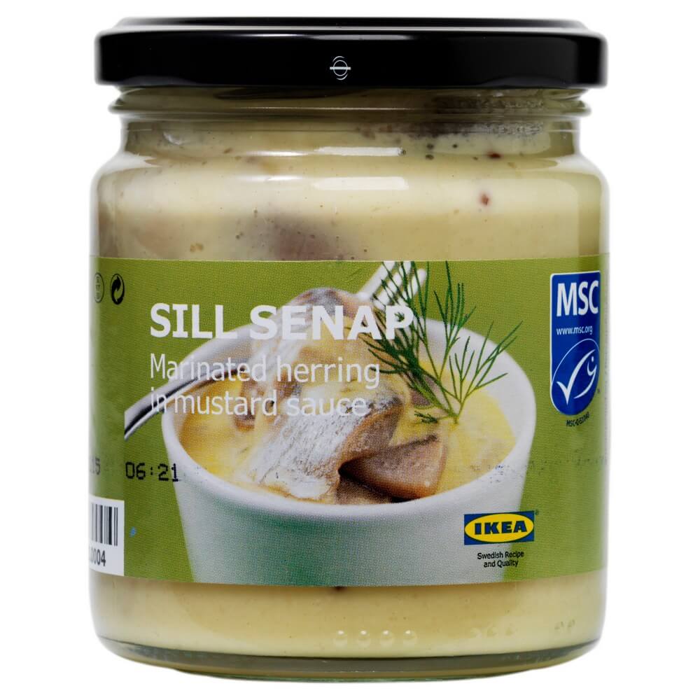Сельдь маринованная в горчичном соусе SILL SENAP